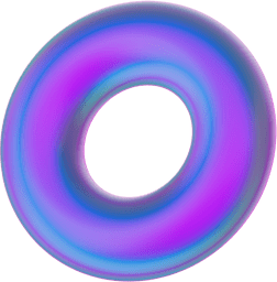 Abstract web3 crypto shape circular