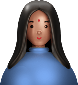 Avatar indian woman long hair
