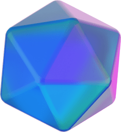 Abstract web3 crypto shape polygon
