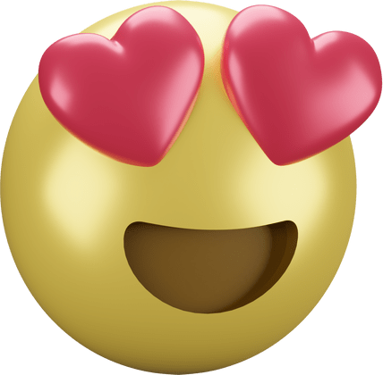 Heart eyes emoji