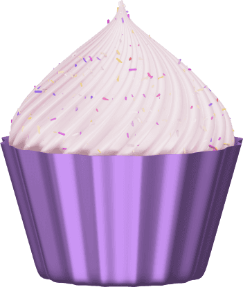 Cupcake sprinkled